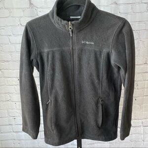 COPY - Columbia Black Zip Up Fleece Size Large